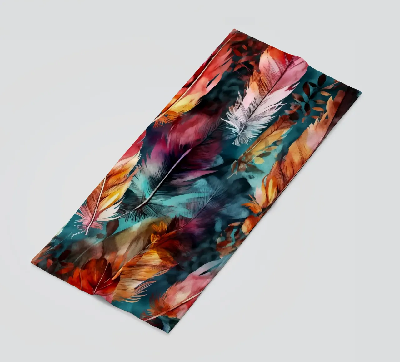 Piume scure telo mare da Lionmixart