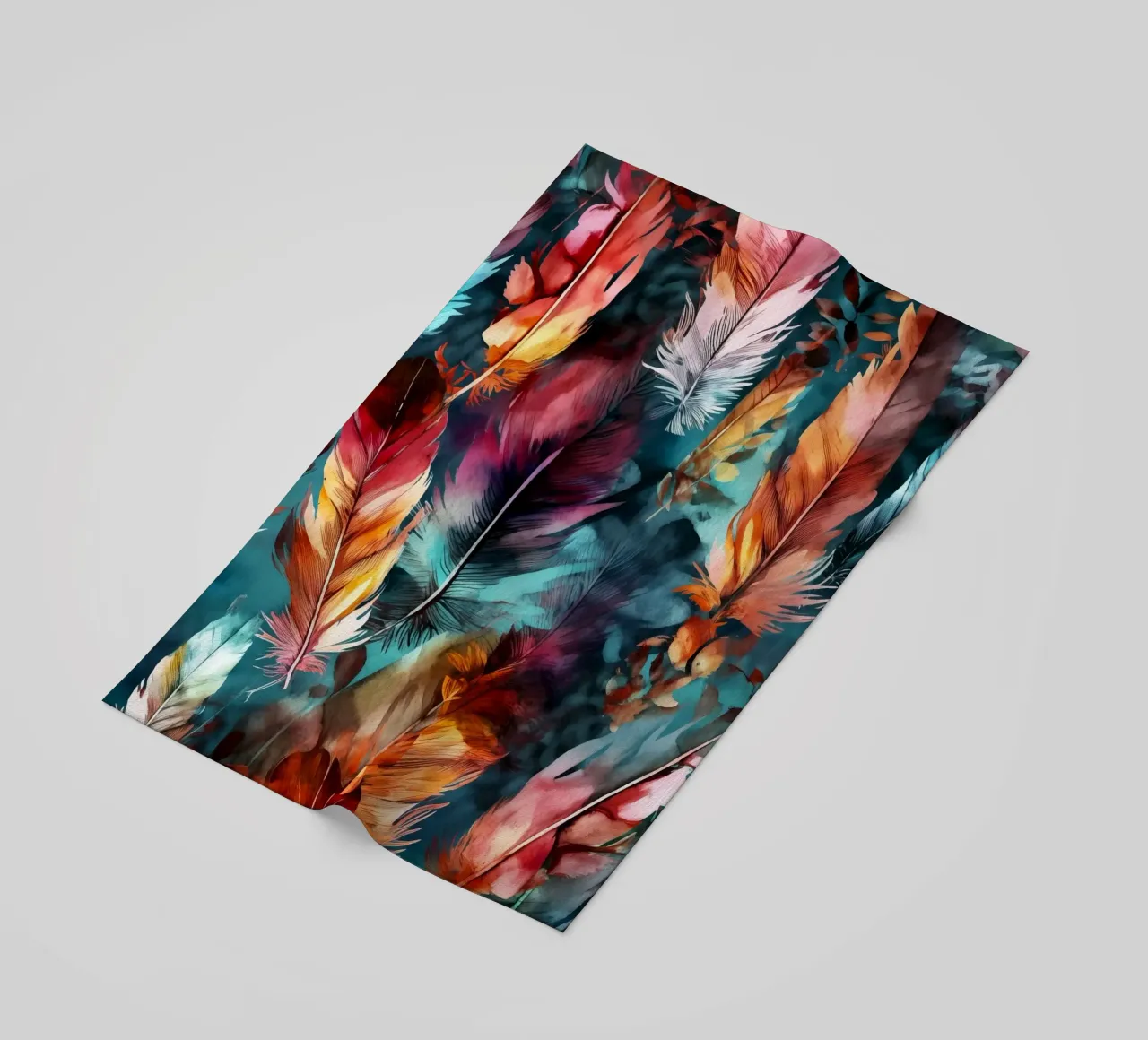 Piume scure telo mare da Lionmixart