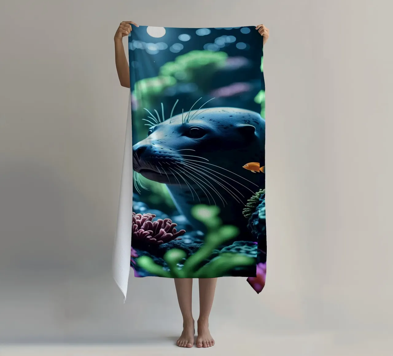 Sigillo ✦ Osservatore bisbetico telo mare da lumaquastudio