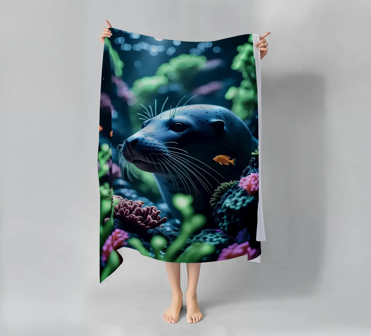 Sigillo ✦ Osservatore bisbetico telo mare da lumaquastudio