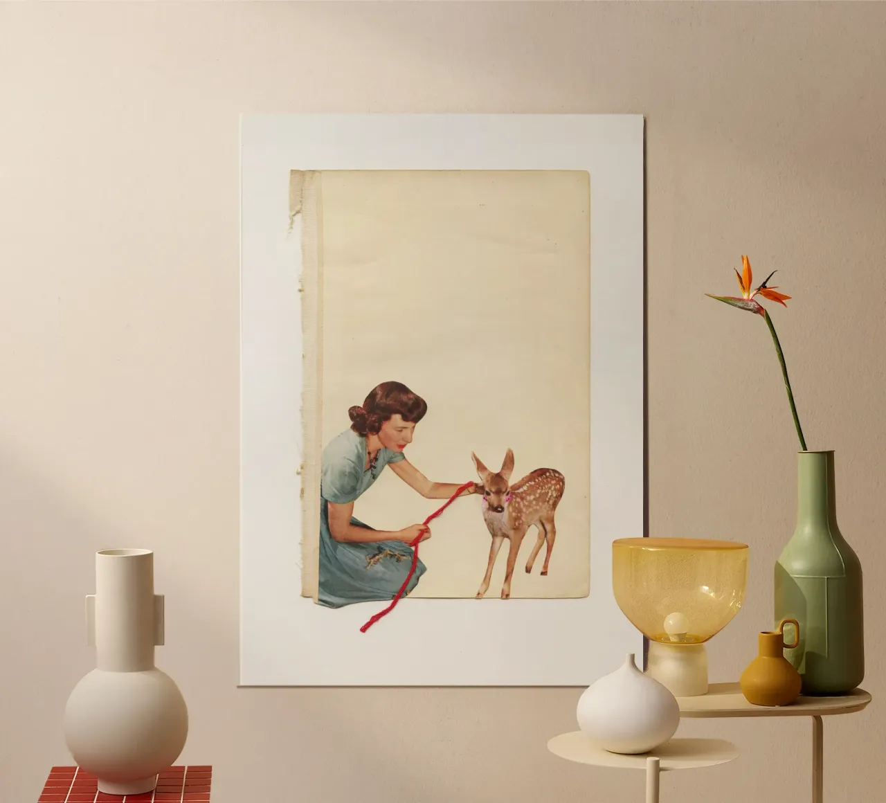 Rescue poster by Cassia Beck Collage