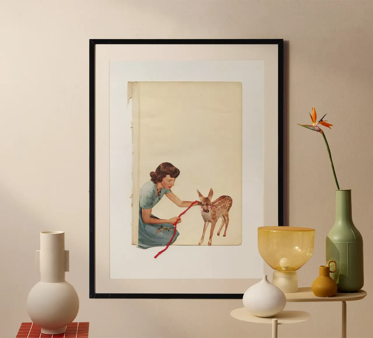 Rescue poster by Cassia Beck Collage