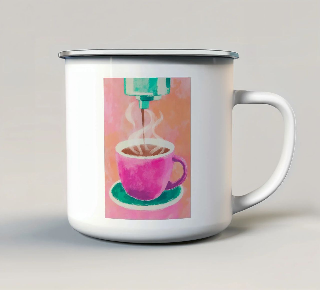 Caffè Flair tazza in smalto da Carinaprint