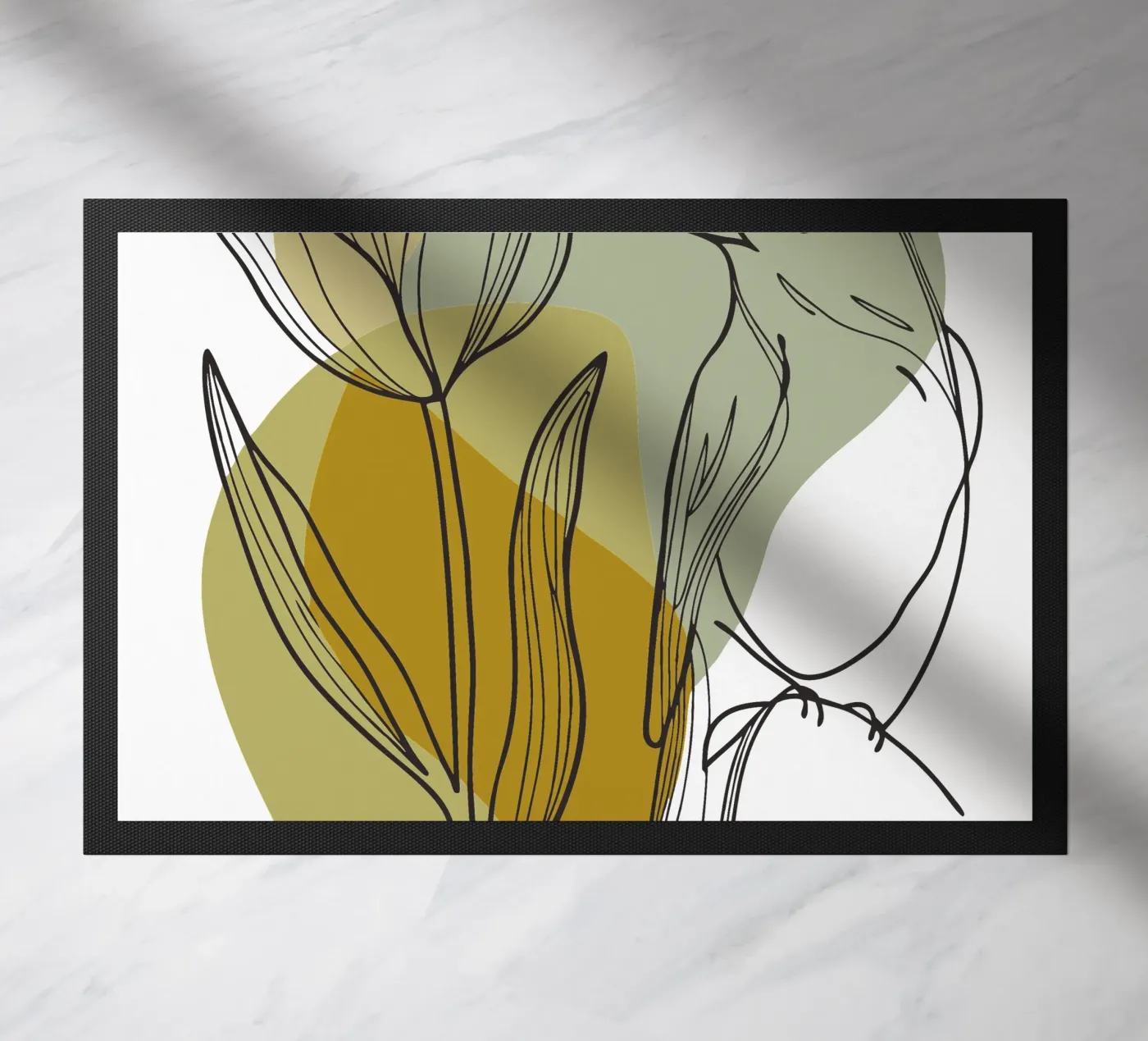 Tulipani e uccelli zerbino da RELAXING TOUCH