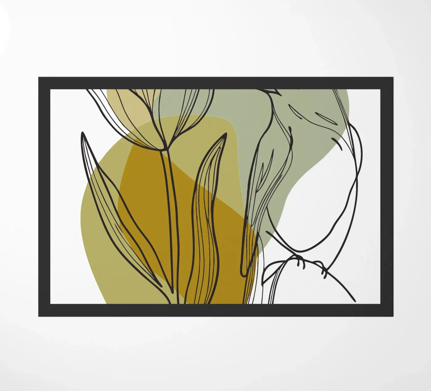 Tulipani e uccelli zerbino da RELAXING TOUCH