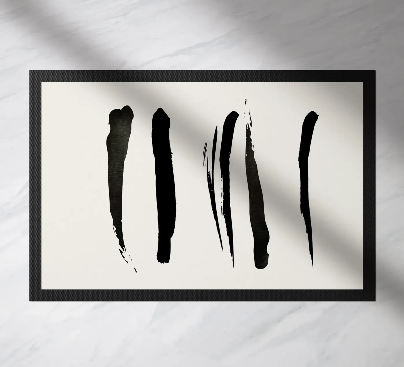 Feathers deurmat van Rose Beck Art