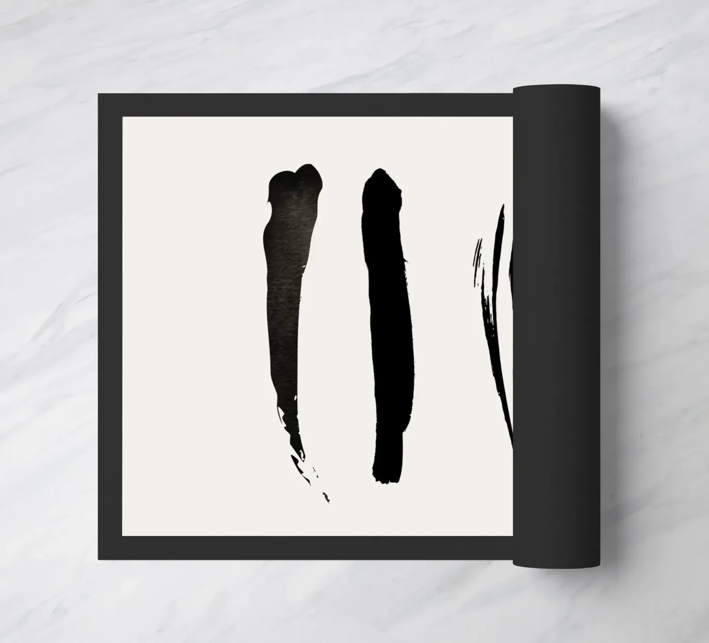 Feathers deurmat van Rose Beck Art