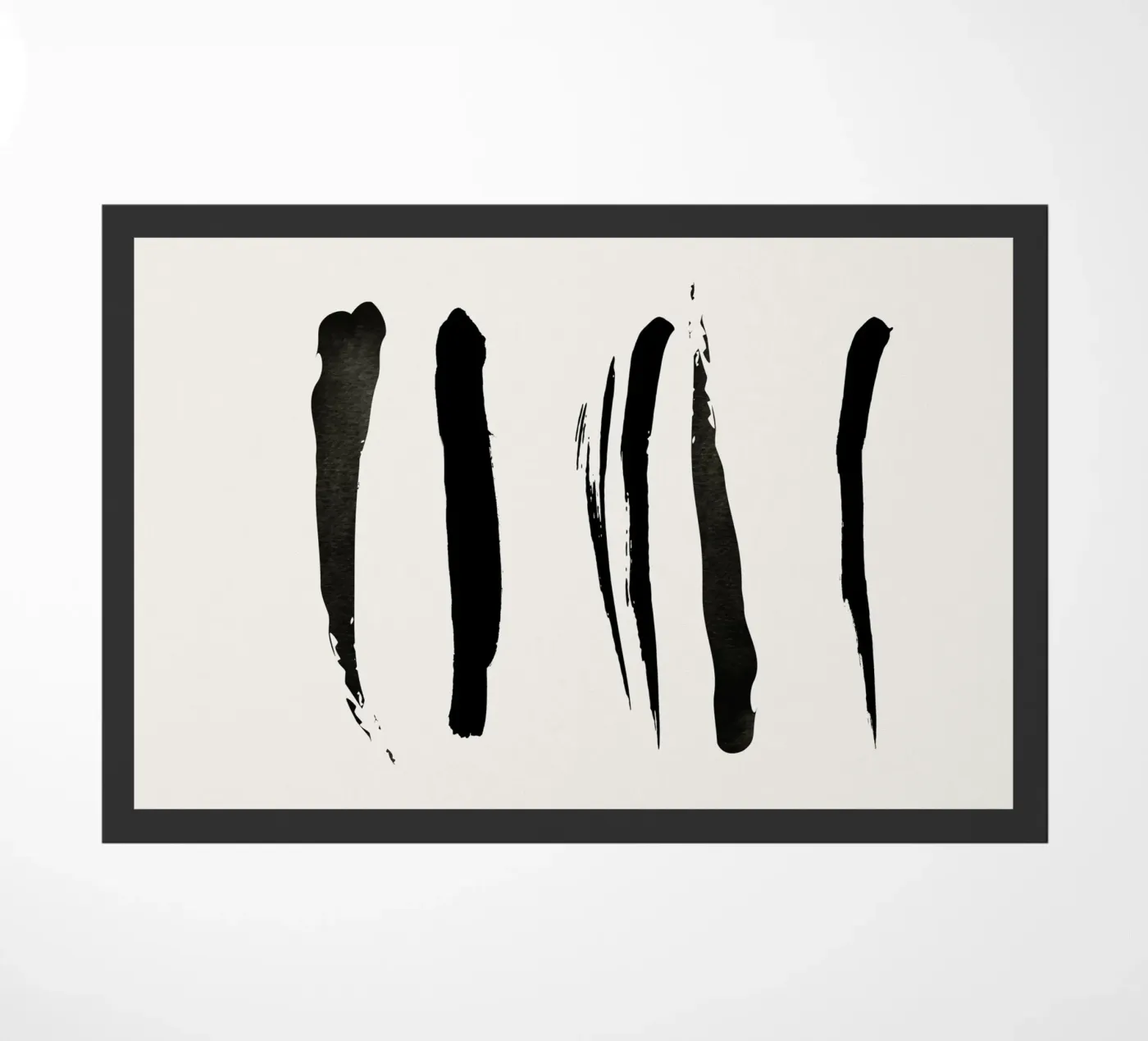 Feathers deurmat van Rose Beck Art