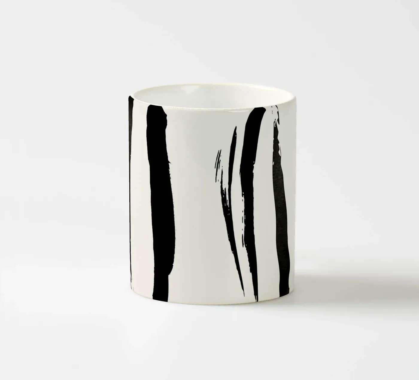Feathers ceramic mug by Rose Beck Art