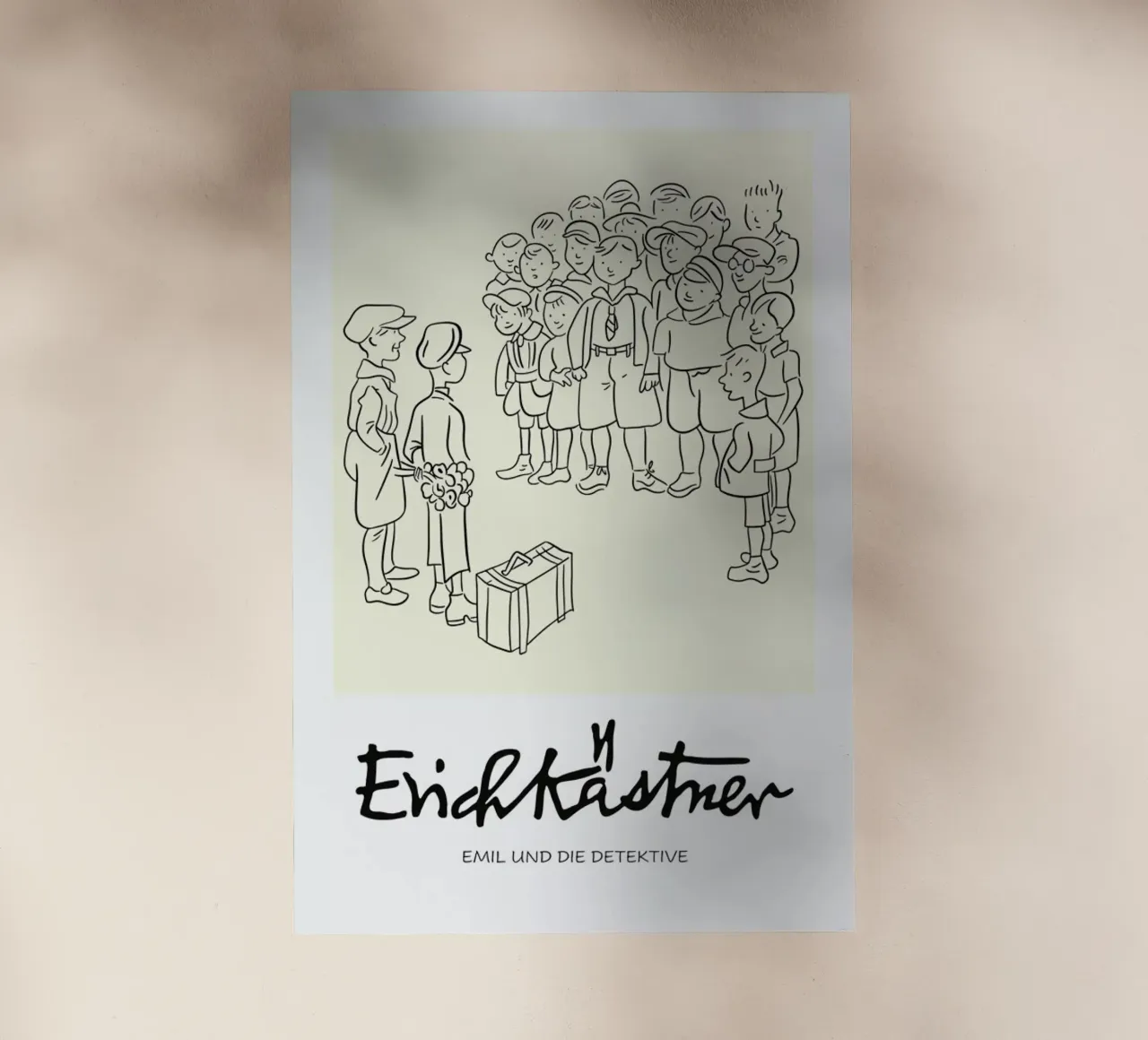 Erich Kästner 3 pellicola backlit da Little Flourishes