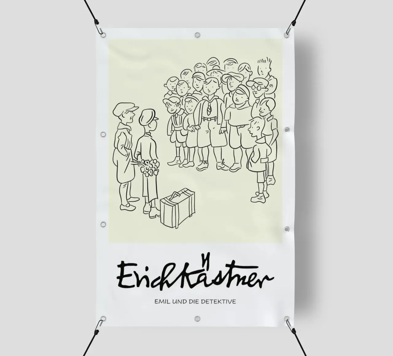 Erich Kästner 3 telo in pvc da Little Flourishes