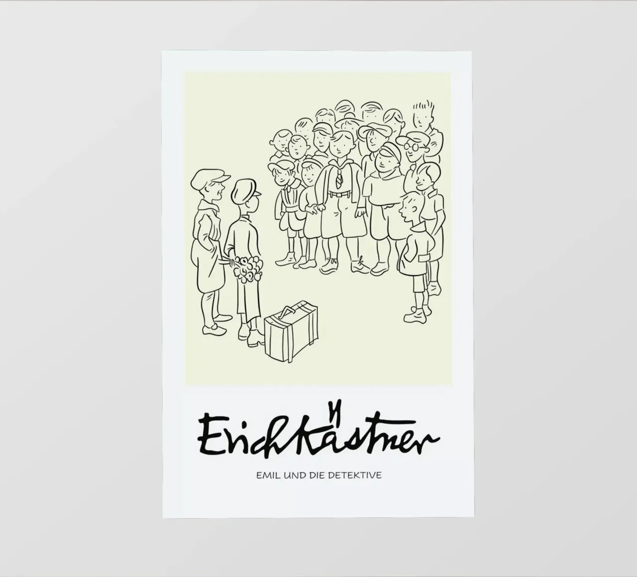 Erich Kästner 3 telo in pvc da Little Flourishes
