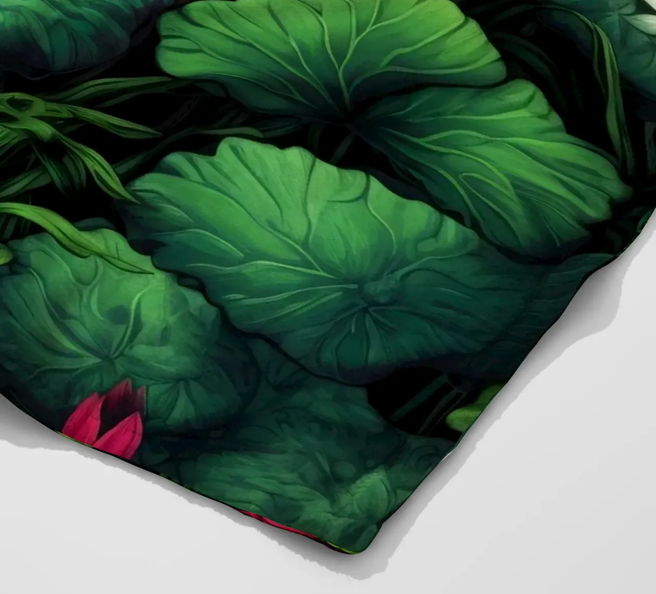 Flores de loto manta de franela de Lionmixart