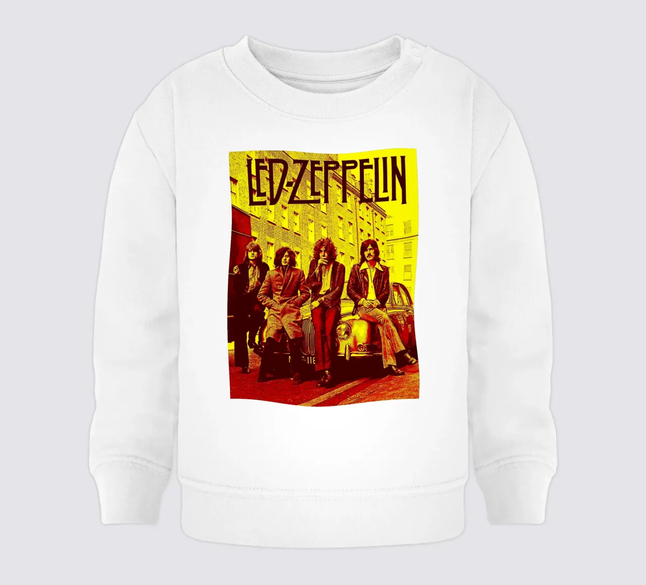 Led Zeppelin Band Art felpa neonato da vanhesling