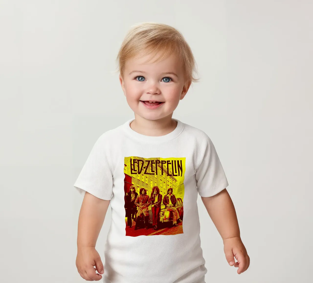 Led Zeppelin Band Art maglietta neonato da vanhesling
