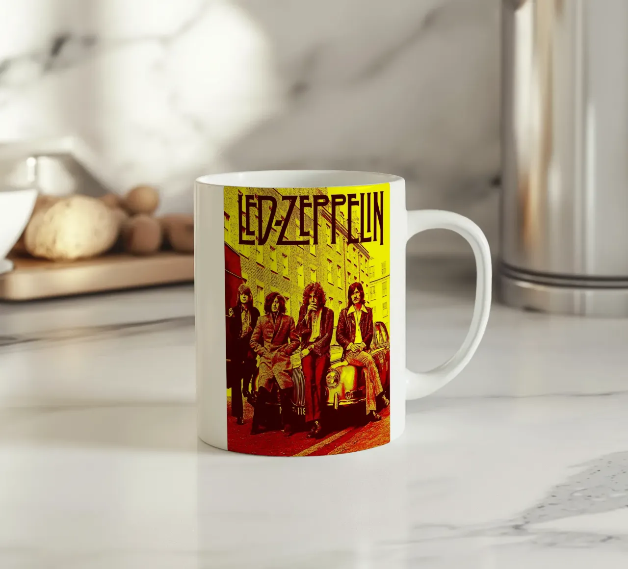 Led Zeppelin Band Art tazza in ceramica da vanhesling