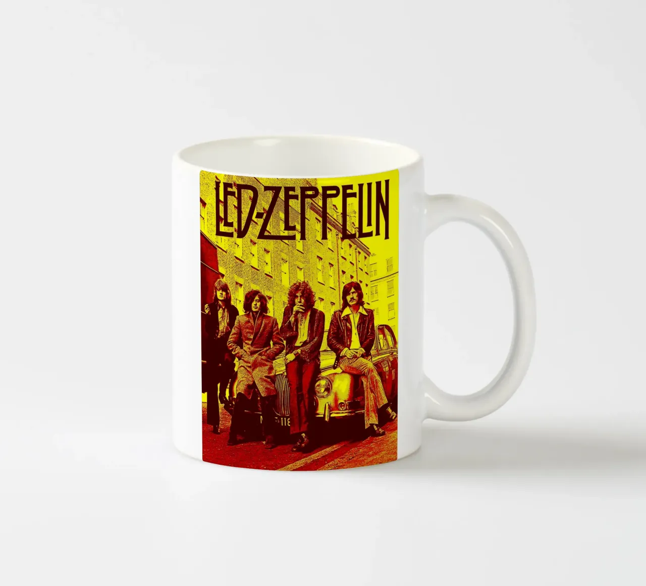 Led Zeppelin Band Art tazza in ceramica da vanhesling