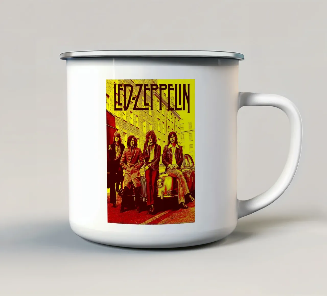Led Zeppelin Band Art tazza in smalto da vanhesling