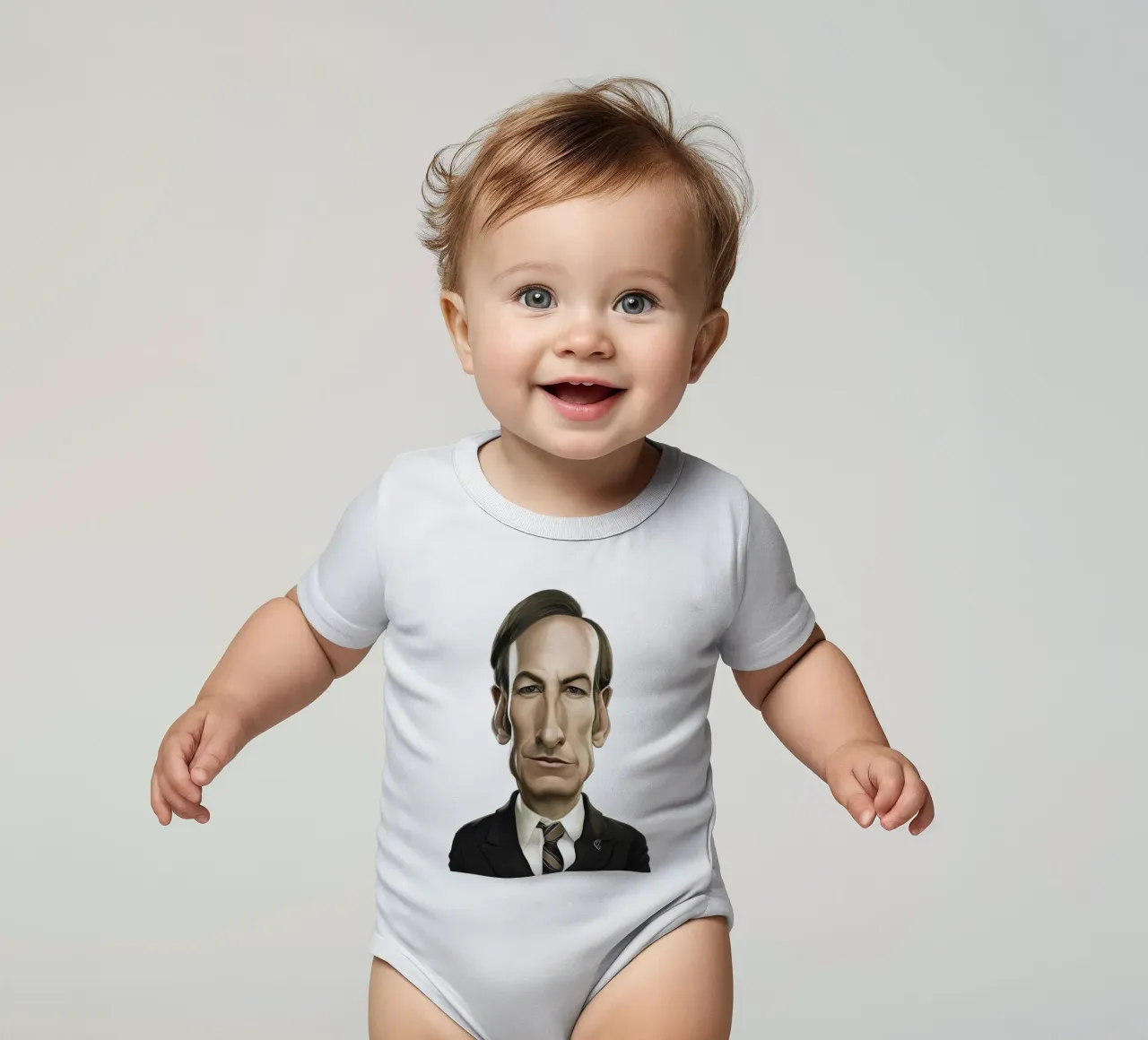 Bob Odenkirk body neonato maniche corte da Rob Art | Illustration