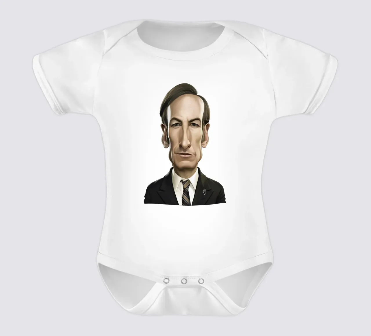 Bob Odenkirk body neonato maniche corte da Rob Art | Illustration