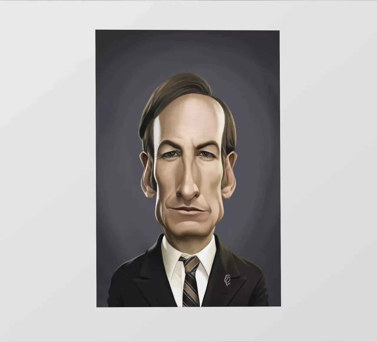 Bob Odenkirk pellicola backlit da Rob Art | Illustration