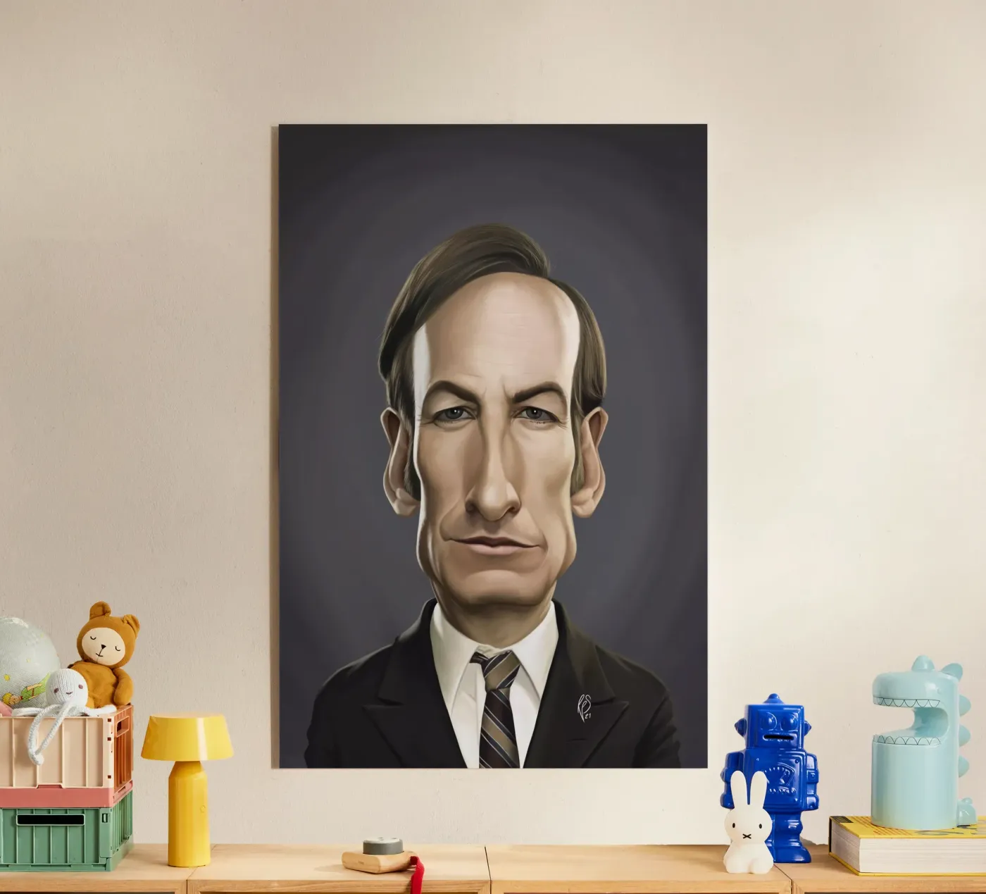 Bob Odenkirk plexiglass da Rob Art | Illustration