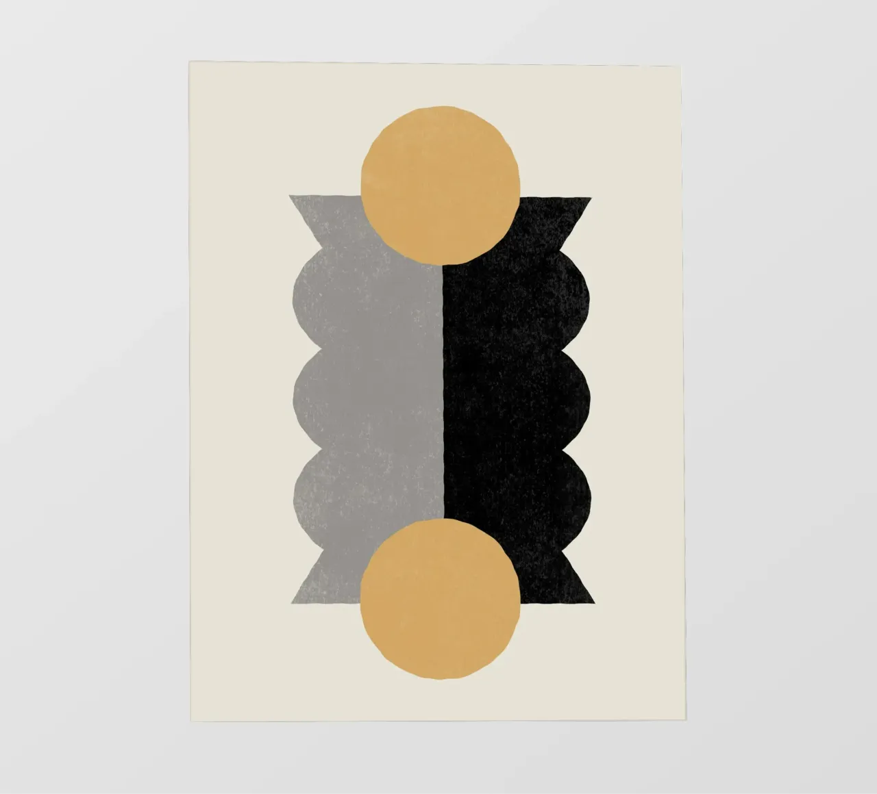 Balance Colorblock - Oro Nero pellicola backlit da MoonlightPrint
