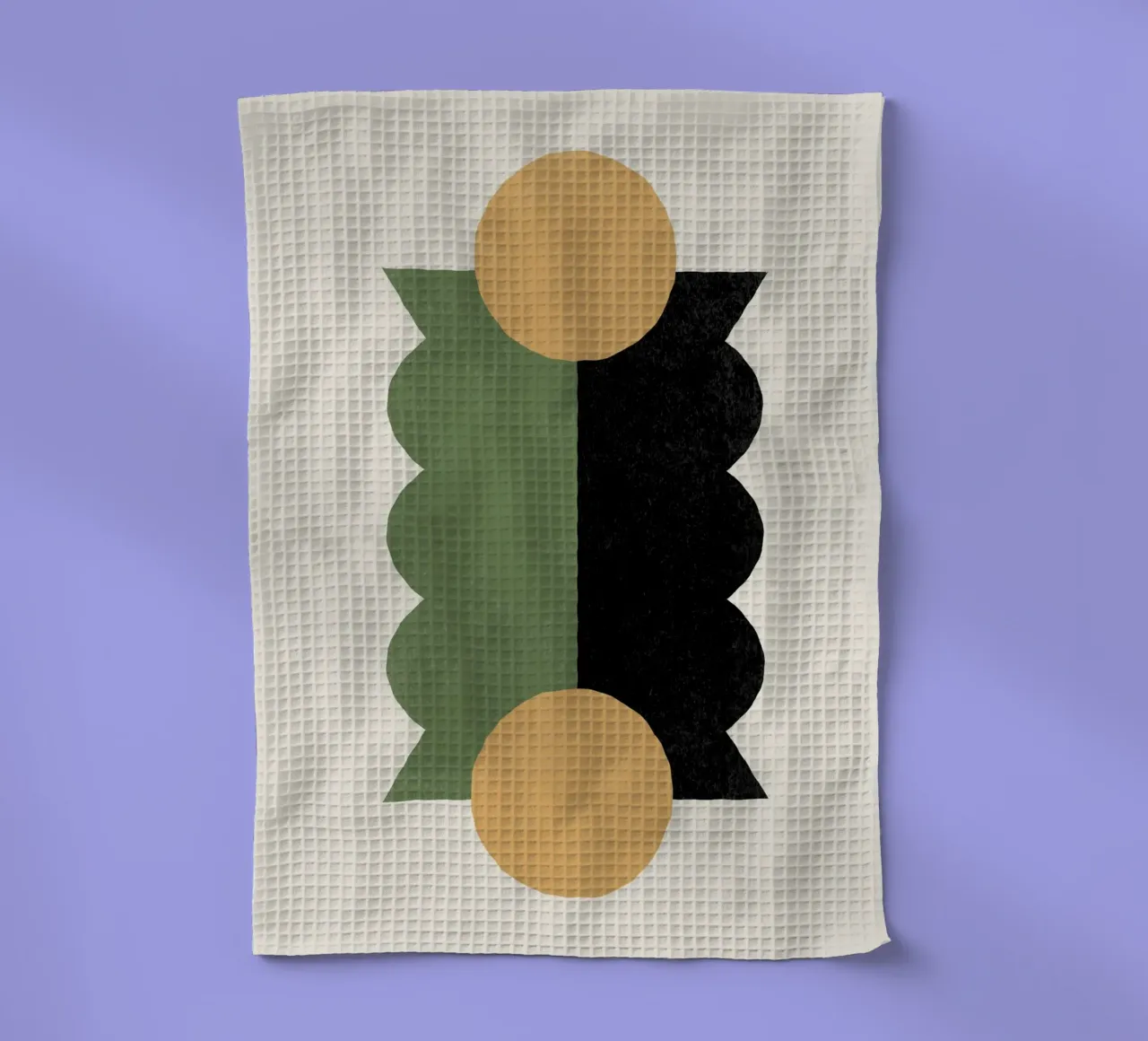 Balance Colorblock - Vert Or torchon de MoonlightPrint