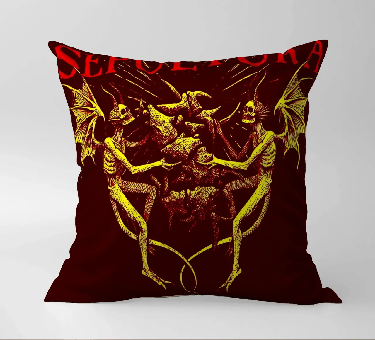 Sepultura Band Art Kissen von vanhesling