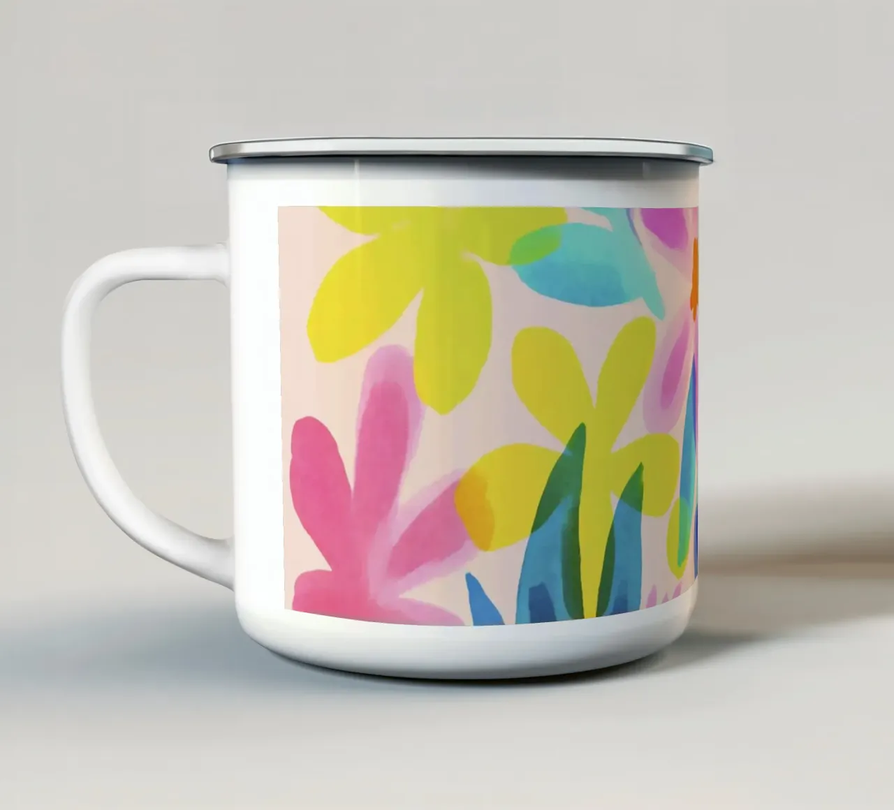 Fiori espressivi Summer Vibe tazza in smalto da Andrea Haase Modern Home