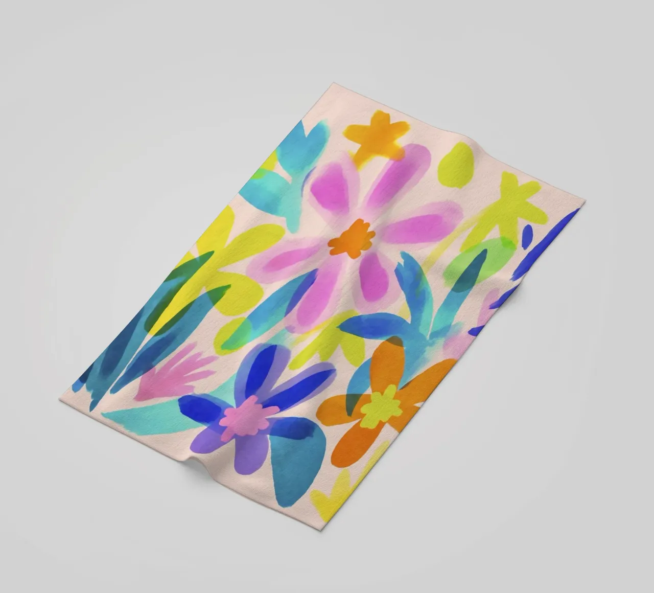 Fiori espressivi Summer Vibe telo mare da Andrea Haase Modern Home