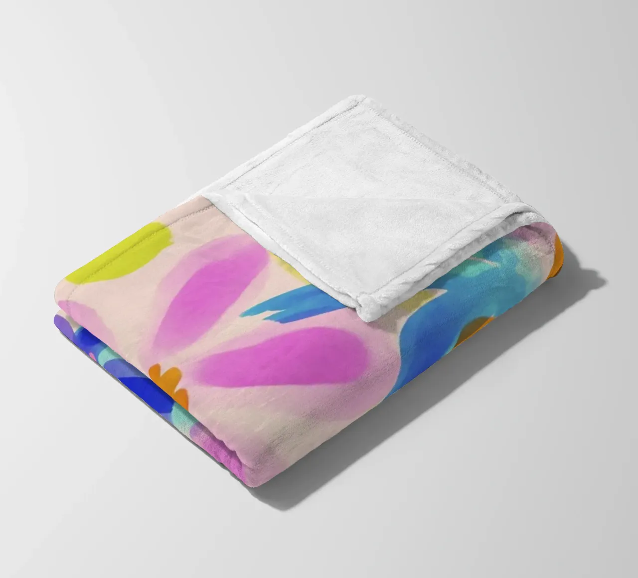 Fiori espressivi Summer Vibe coperta in pile da Andrea Haase Modern Home