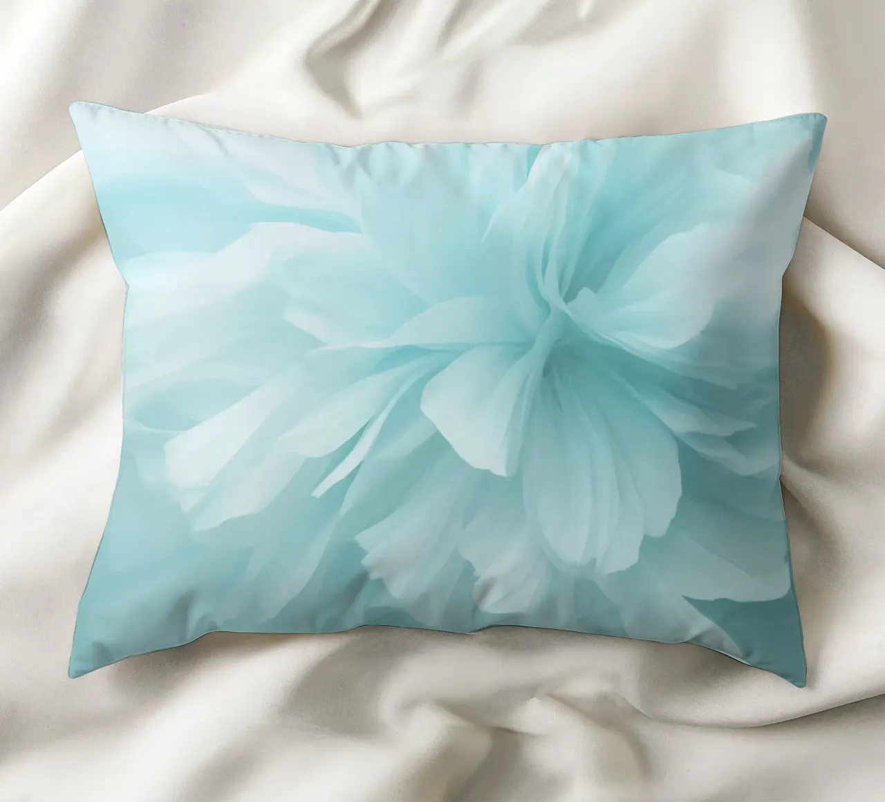 Bare Essence Bloom Brushwork Abstract Flower decorative cushion by Andrea Haase Floral Passion