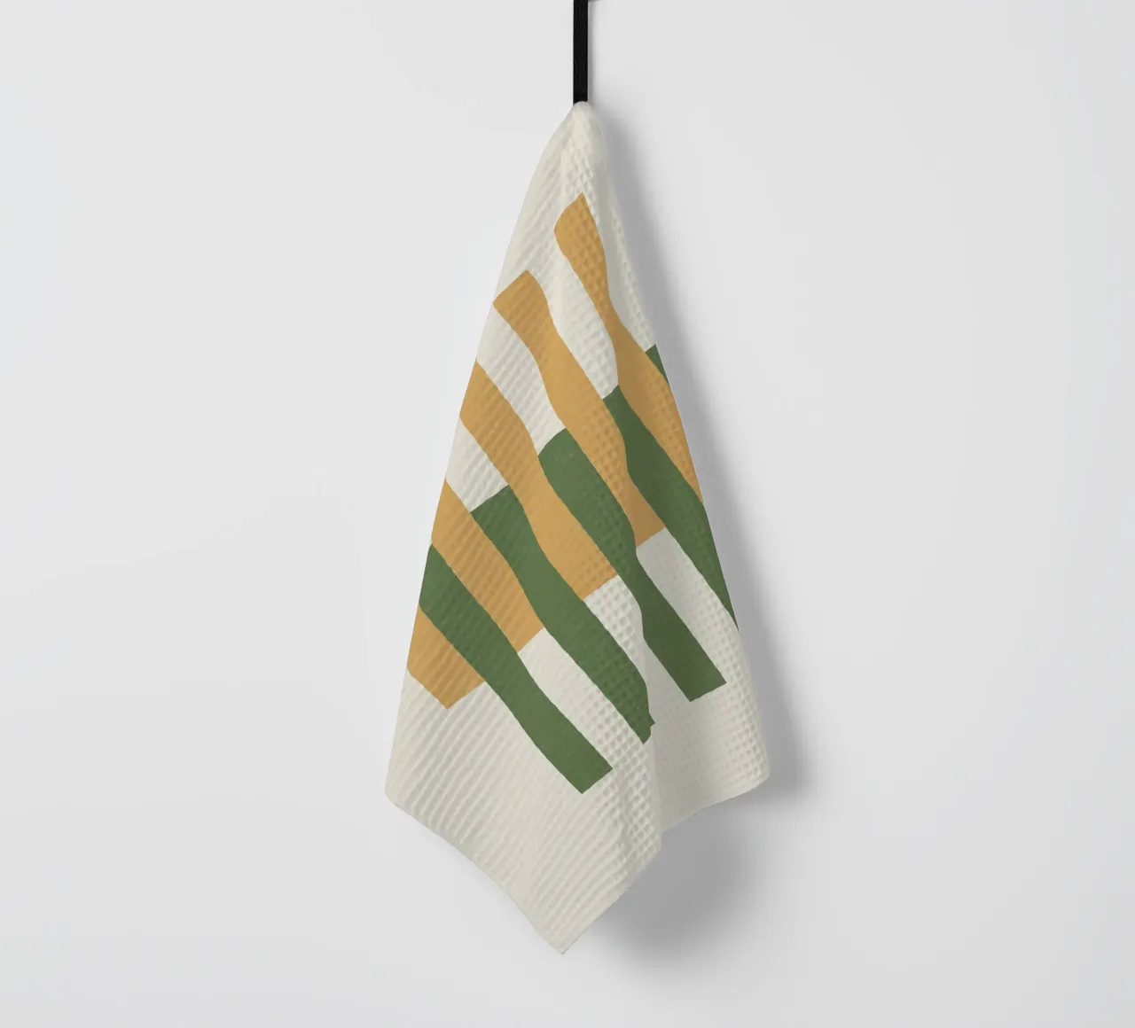 Alignement des lignes - Or Vert torchon de MoonlightPrint