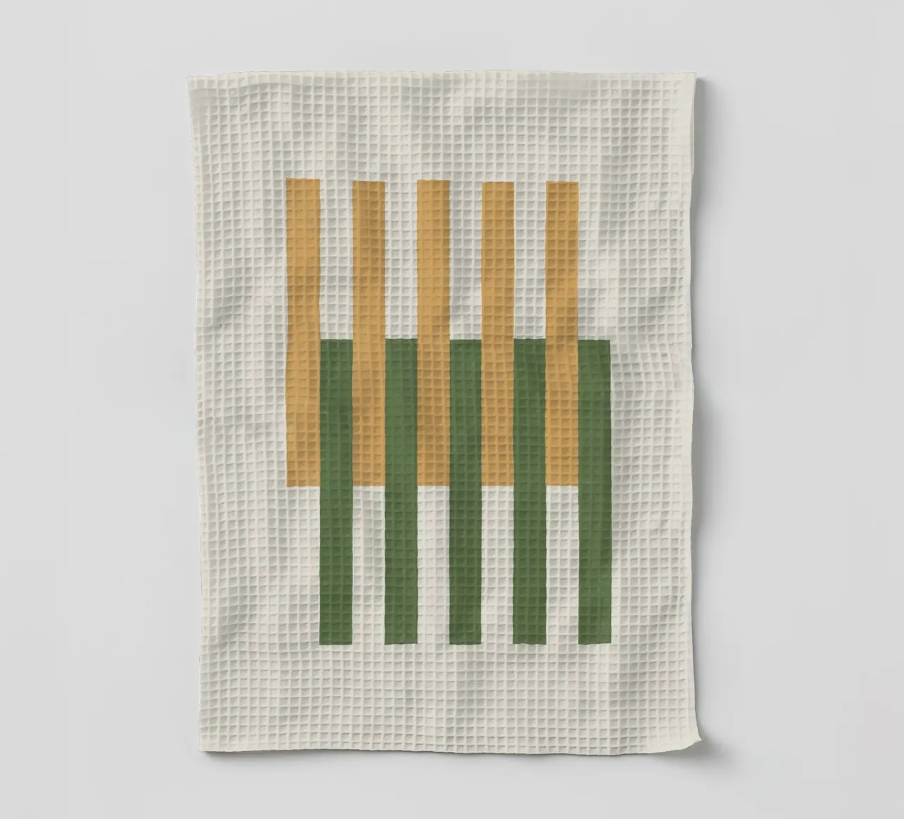 Alignement des lignes - Or Vert torchon de MoonlightPrint
