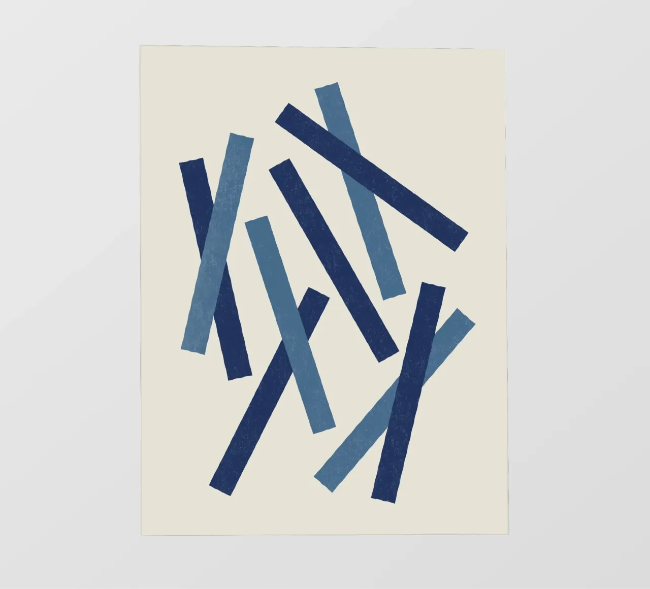 Linee allineate - Blu navy pellicola backlit da MoonlightPrint