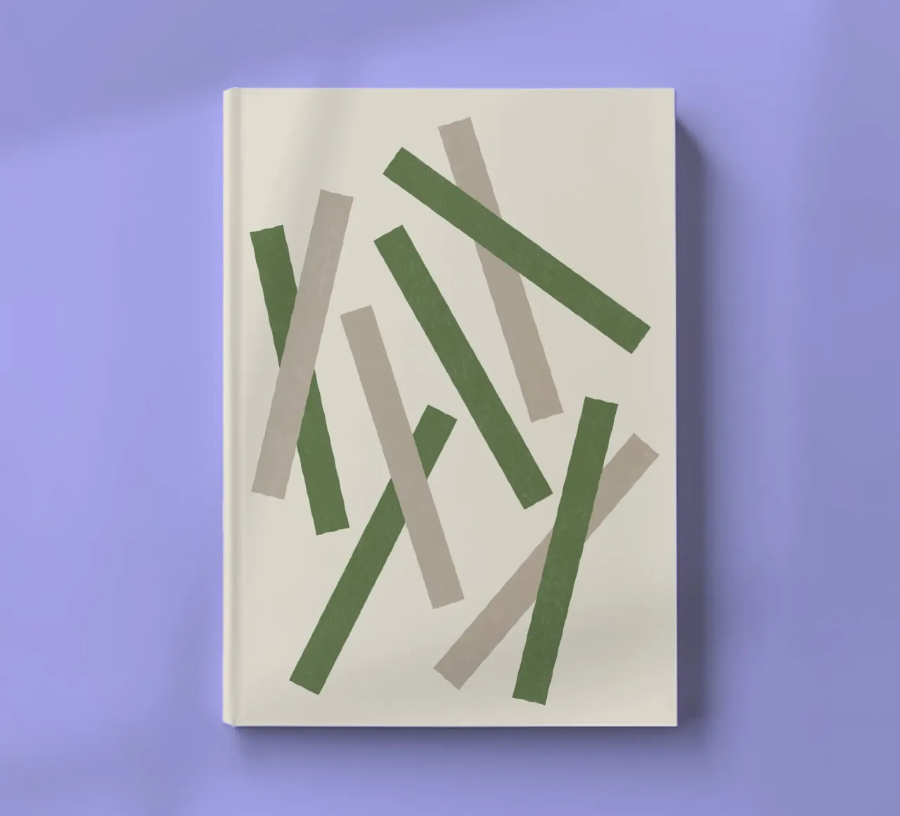 Lignes mal alignées - Vert carnet de notes de MoonlightPrint