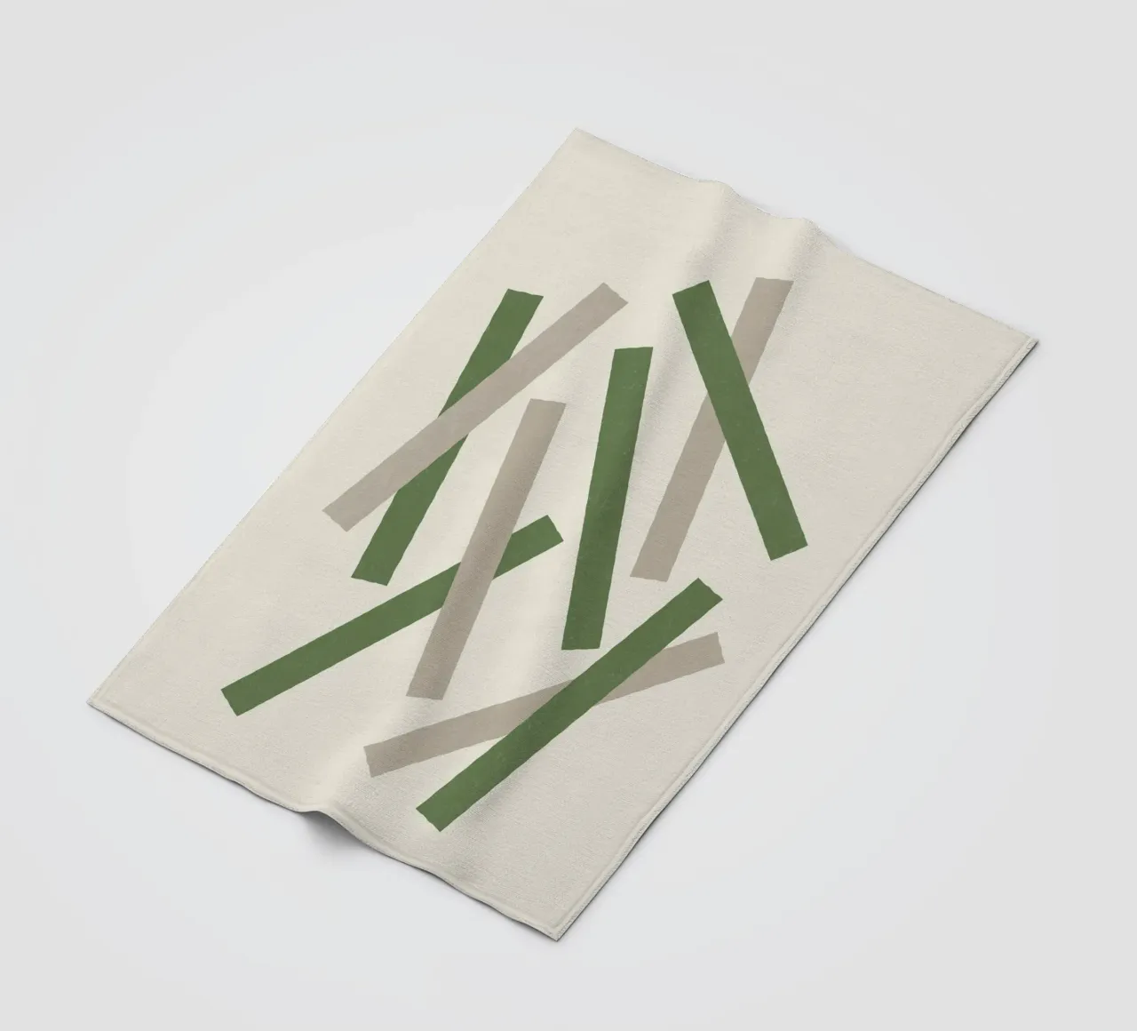 Linee disallineate - Verde coperta in pile da MoonlightPrint