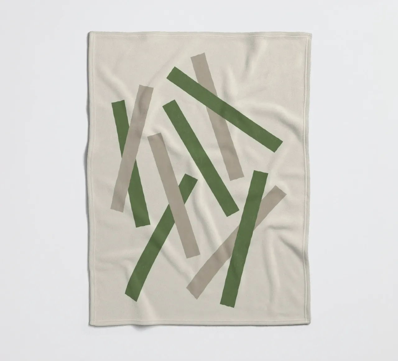 Linee disallineate - Verde coperta in pile da MoonlightPrint