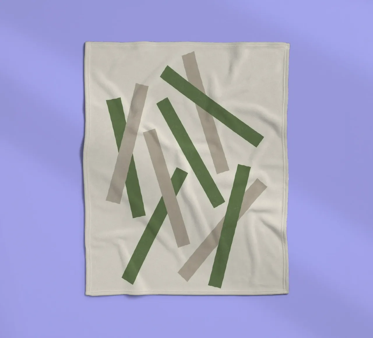 Linee disallineate - Verde coperta in pile da MoonlightPrint