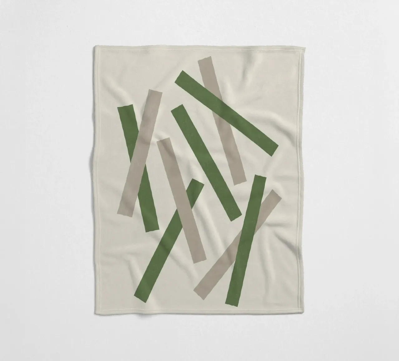 Linee disallineate - Verde coperta in pile da MoonlightPrint