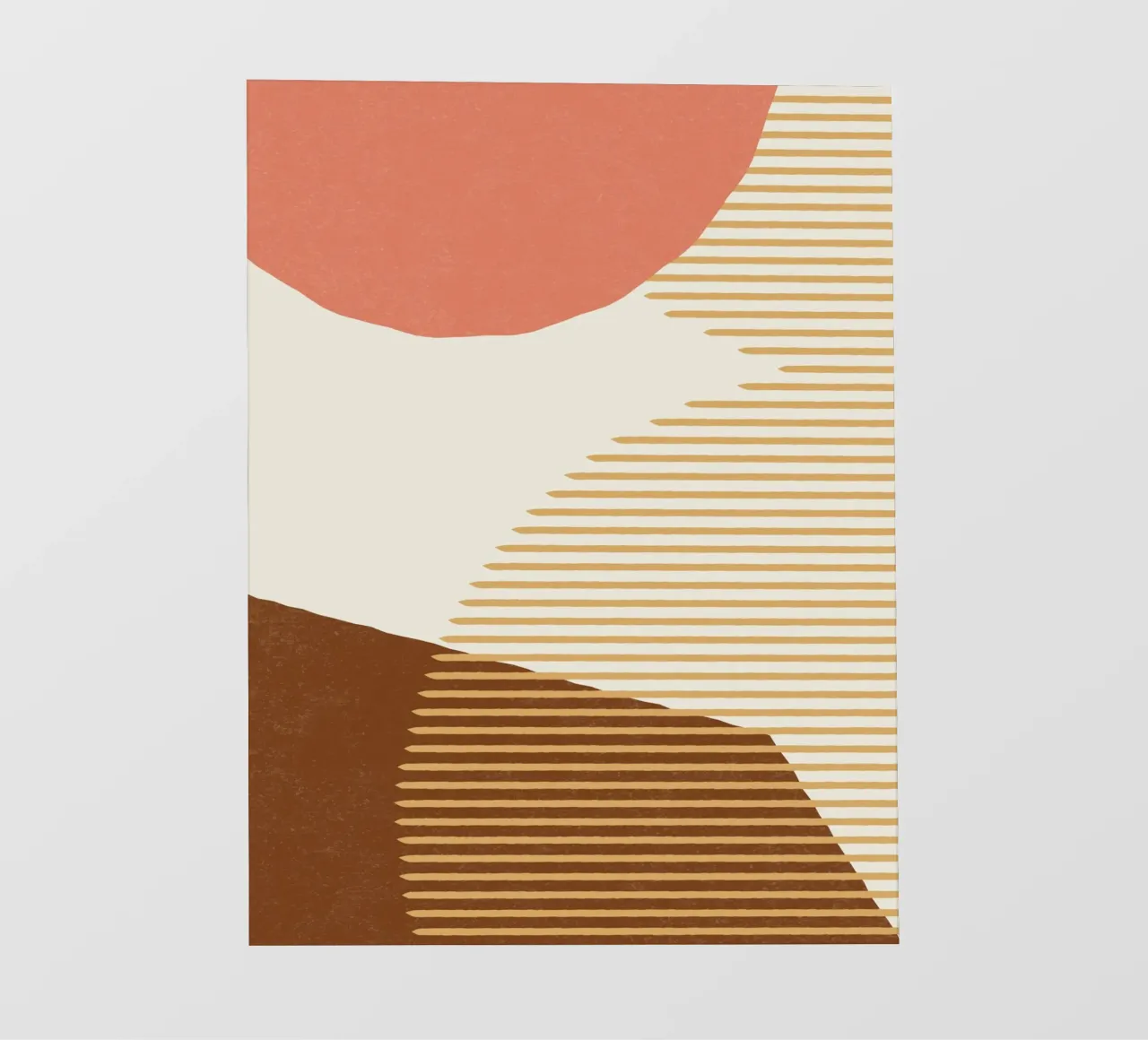 Linee Colore Forme - Rosa Oro Marrone pellicola backlit da MoonlightPrint