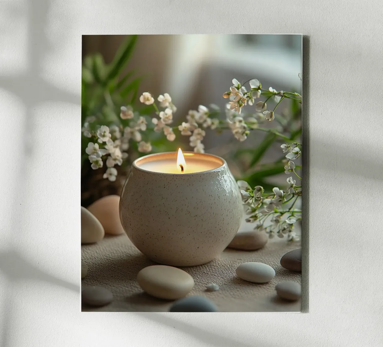 Serene Rituals canvas by PhotoVibe Decor