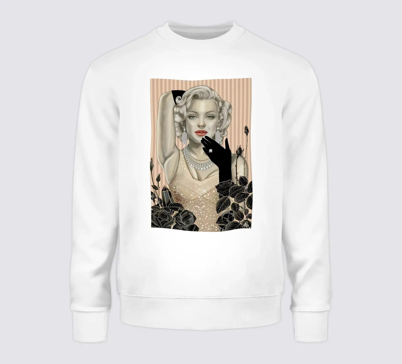Marilyn Monroe Website felpa da Nettsch