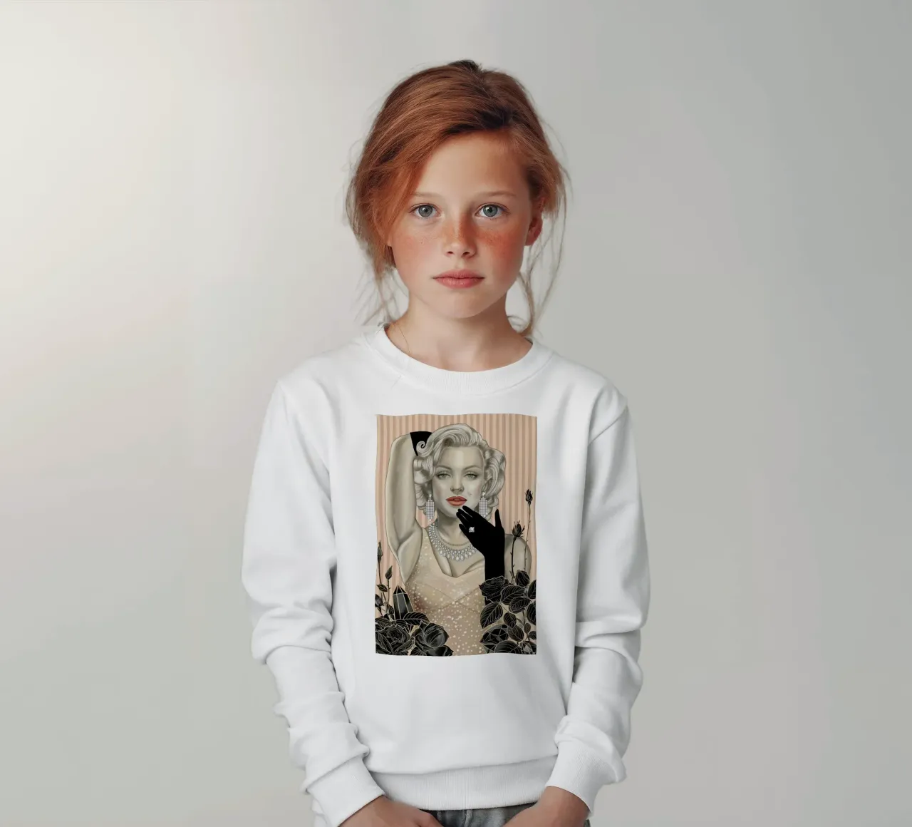 Marilyn Monroe Website felpa bambino da Nettsch