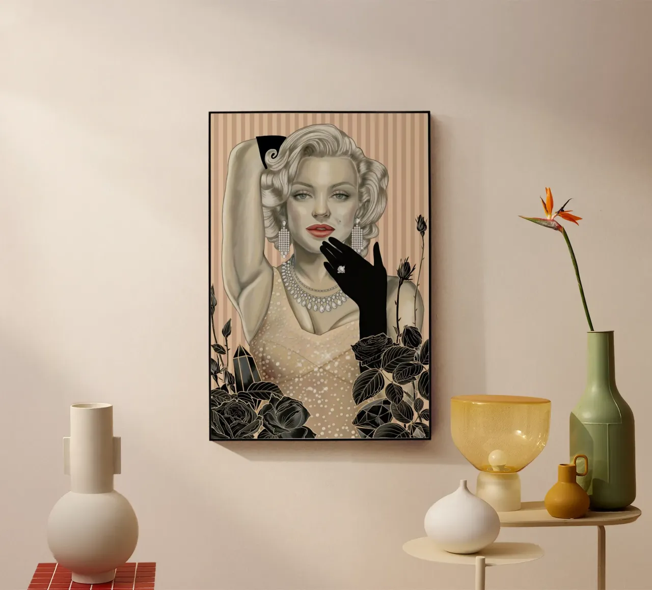 Marilyn Monroe Website plexiglass da Nettsch