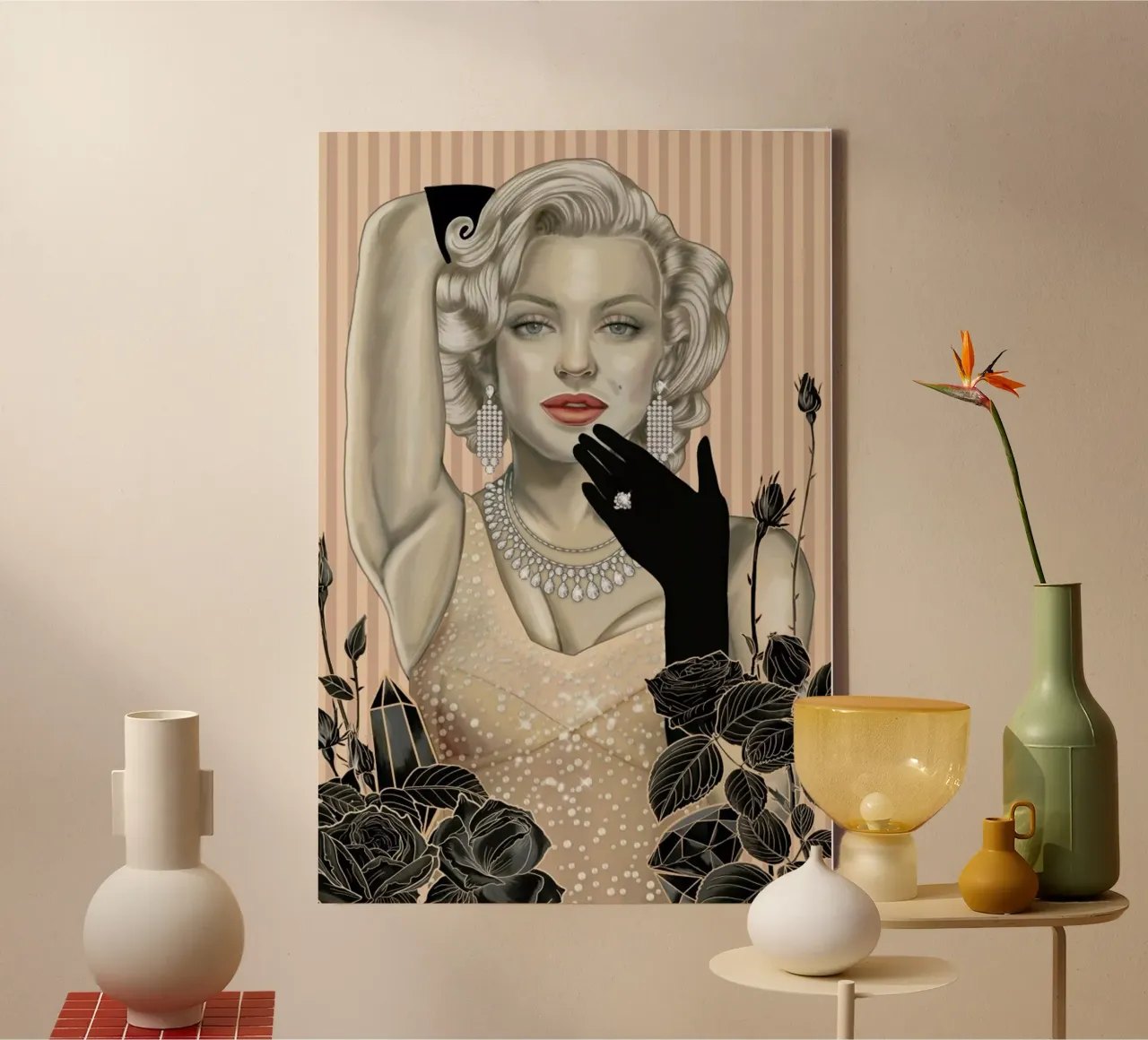 Marilyn Monroe Website canvas by Nettsch
