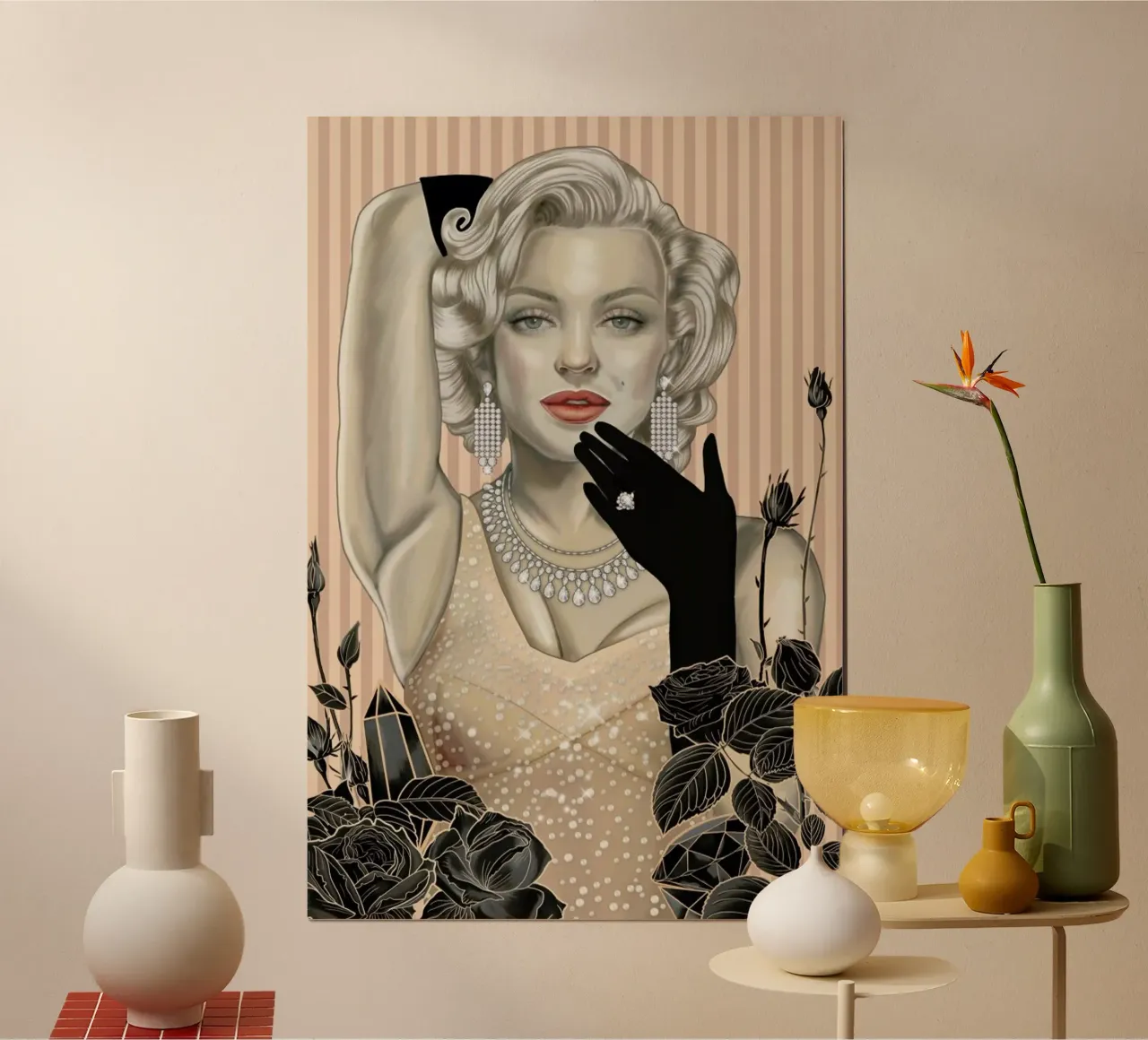 Marilyn Monroe Website carta hahnemühle da Nettsch