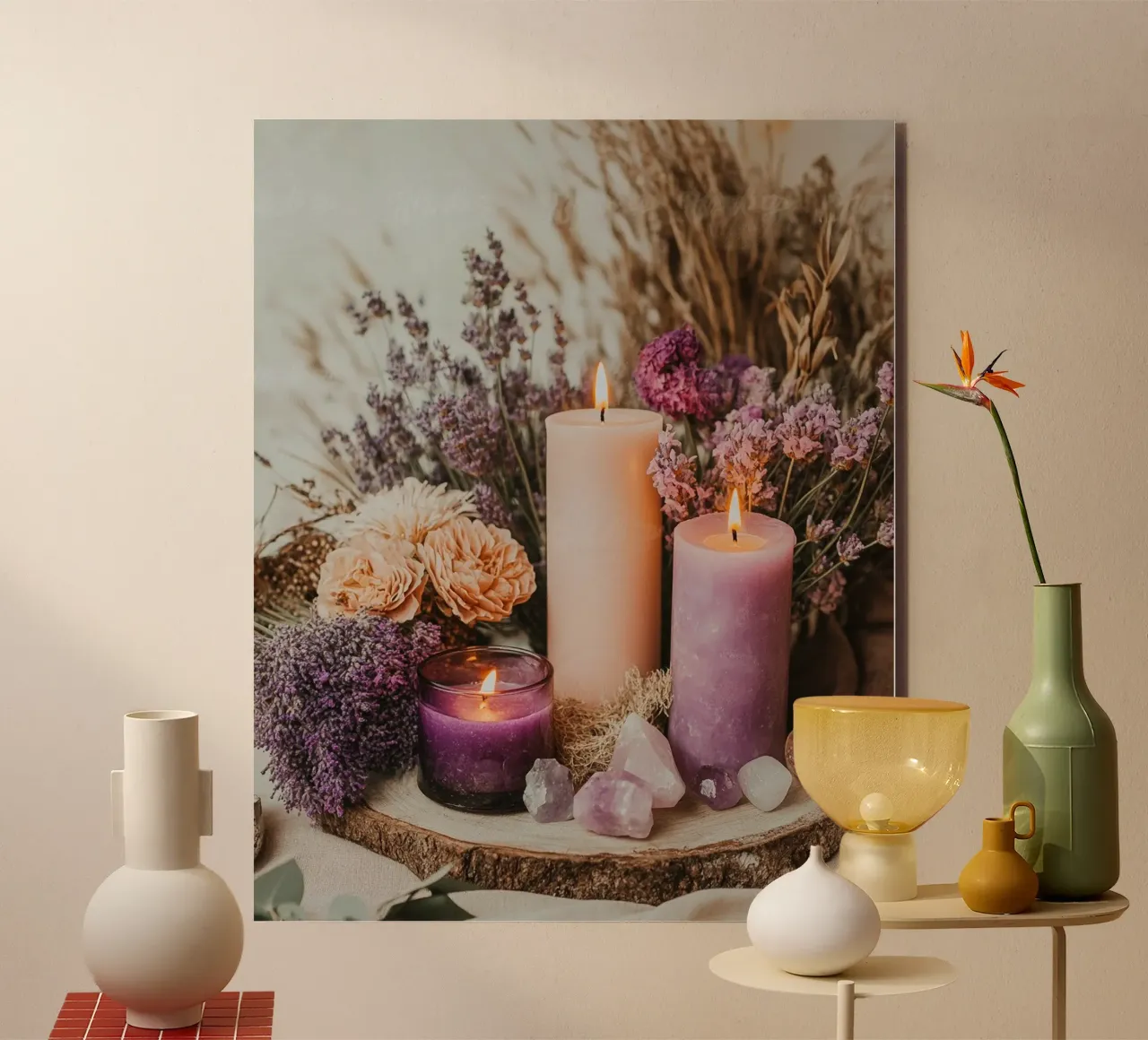Rituali sereni alluminio dibond da PhotoVibe Decor