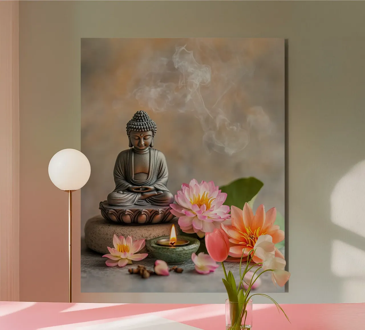 Rituali sereni alluminio dibond da PhotoVibe Decor